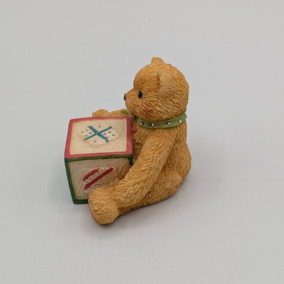 Cherished Teddies Bear with ABC "O" Block (158488O) 1995 - Picture 6 of 10